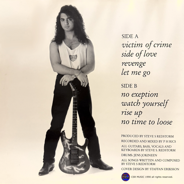 Redstorm Album Cover Back