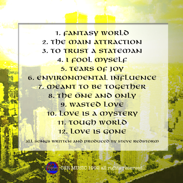 Redstorm Album Cover Back